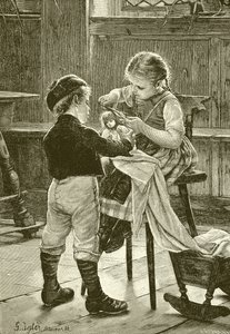 La toilette de Dolly - English School