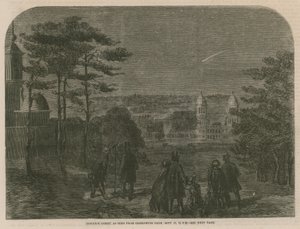 La Comète de Donati, vue depuis Greenwich Park, 17 septembre 1858, à 19h30 - English School