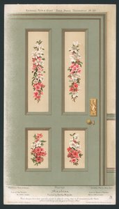 Décoration de Panneau de Porte