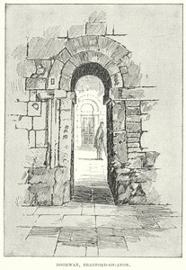 Porte, Bradford-on-Avon (gravure) - English School
