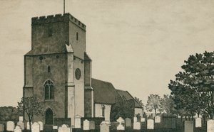 Église de Dovercourt (lithographie) - English School