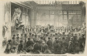 Dr Alderson prononçant l