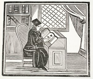 Dr. John Faustus, illustration de Chap-books du XVIIIe siècle par John Ashton, pub. 1882 - English School
