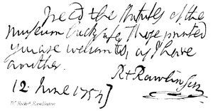 Dr Richard Rawlinson - English School