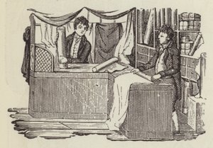 Magasin de drapier (gravure) - English School