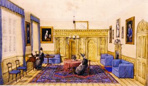 Intérieur de salon d