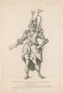 Costume de neuf masques au mariage de Lord Hays, 6 janvier 1606-7 - English School