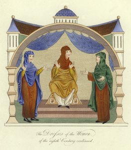 Robes des femmes anglo-saxonnes du 8ème siècle - English School