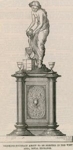 Fontaine à boire érigée près du Royal Exchange - English School