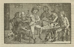 Boire dans une taverne londonienne - English School
