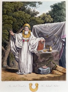 Druide - dans « Celtes et Goths, coutumes des habitants des îles britanniques du début du 6e siècle et des nations gothiques de la côte ouest de la Baltique », par S.R. Meyrick et Ch. Smith - English School