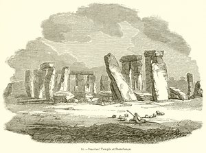 Temple druidique à Stonehenge - English School