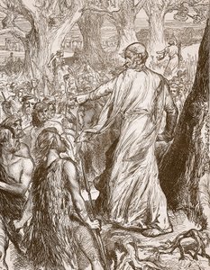 Les druides incitant les Bretons à s
