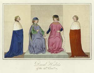 Habits ducaux du XVe siècle - English School