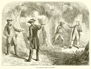 Duel entre Wilkes et Martin - English School