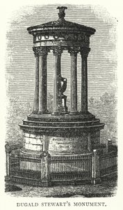 Monument de Dugald Stewart (gravure) - English School