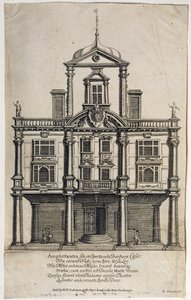 Théâtre des Ducs, Dorset Gardens, gravé par W. Sherwin, 1673 - English School