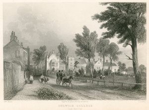 Dulwich College, Londres, vue sud-ouest - English School