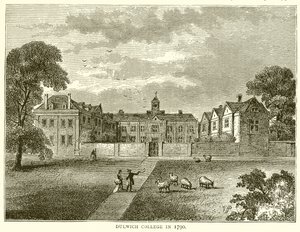 Collège de Dulwich en 1790 - English School