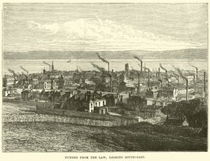 Dundee depuis la Loi, regardant vers le sud-est - English School