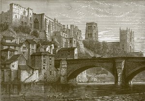 Durham, depuis la rivière - English School