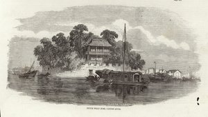 Fort de Dutch Folly, rivière de Canton - English School