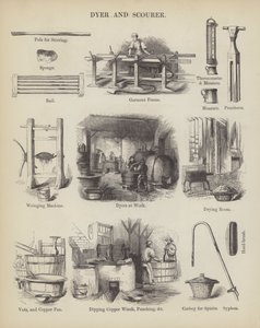 Teinturier et décapeur (gravure) - English School