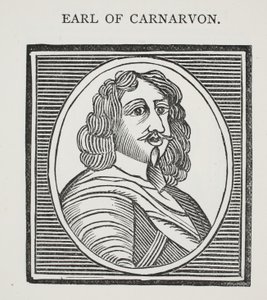Comte de Carnarvon, illustration de Chap-books du XVIIIe siècle par John Ashton, pub. 1882