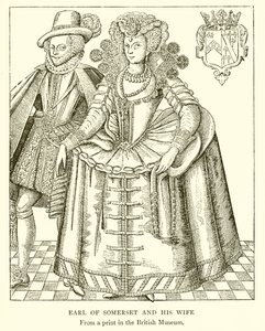 Comte de Somerset et sa femme - English School