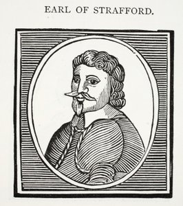 Comte de Strafford, illustration de Chap-books du XVIIIe siècle par John Ashton, pub. 1882 - English School