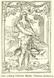 Marques des premiers imprimeurs : Thomas Berthelet - English School