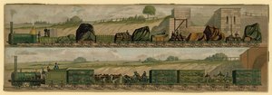 Premier train de marchandises - English School