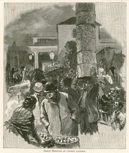 Tôt le matin au marché de Covent Garden, Londres - English School