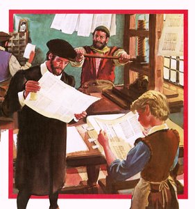 Première presse à imprimer - English School