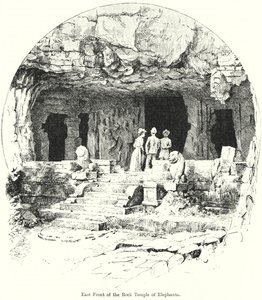 Façade est du temple rupestre d