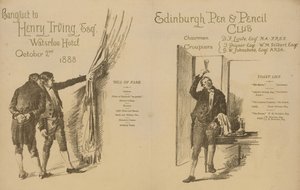 Edinburgh Pen and Pencil Club : Banquet en l