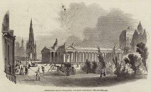 Édimbourg, Royal Institution, et Scott Monument - English School