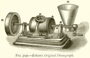 Phonographe original d