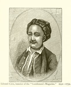 Edward Cave, fondateur du Gentlemans Magazine - English School