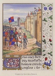 Édouard III prend Berwick - English School