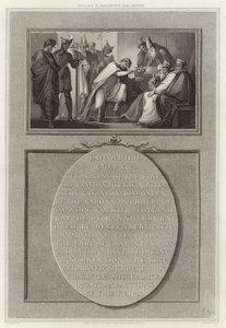 Édouard II abdiquant sa couronne - English School