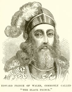 Édouard Prince de Galles, communément appelé le Prince Noir - English School
