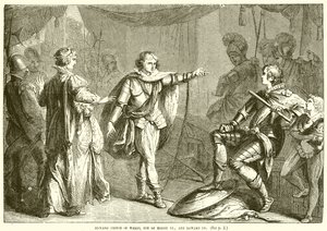 Édouard, prince de Galles, fils de Henri VI, et Édouard IV - English School