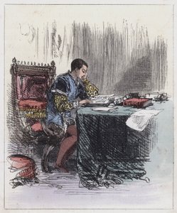 Édouard VI à ses études - English School