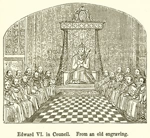 Édouard VI en conseil