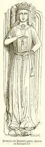 Effigie de Bérengère, reine de Richard Ier - English School