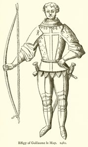Effigie de Guillaume le May - English School