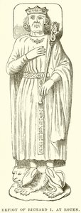 Effigie de Richard I à Rouen - English School