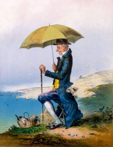 Huit heures au bord de la mer pour trois shillings, gravure par A. Concannen, 1873 - English School