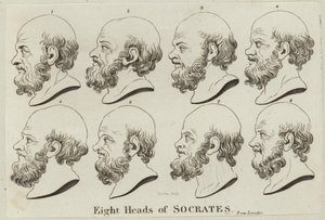 Huit têtes de Socrate